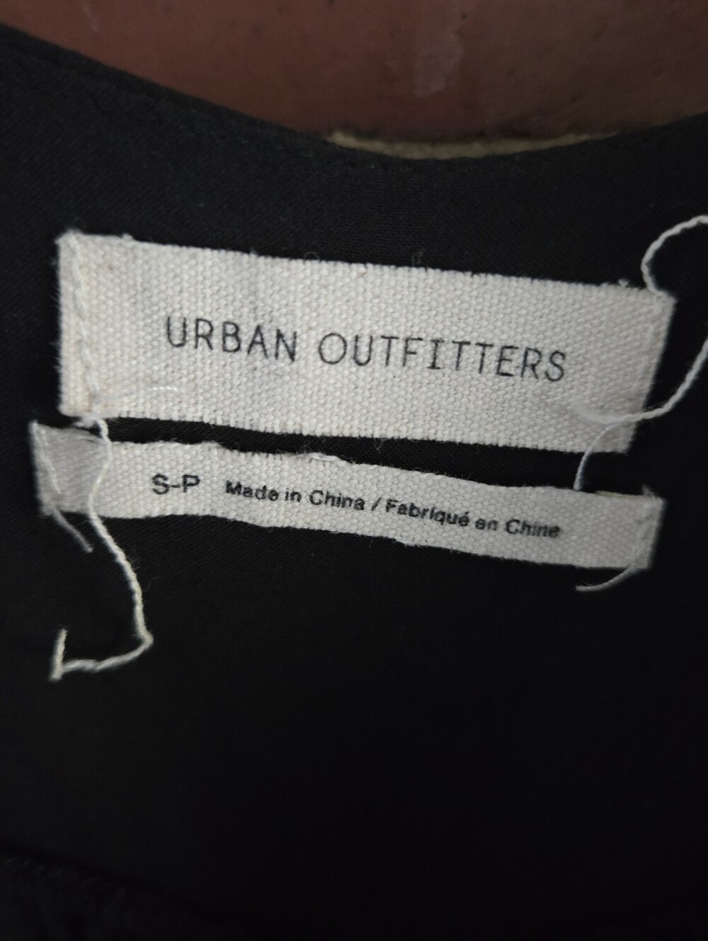 Urban Outfitters Black Wide Leg Jumpsuit Rayon Button Front Small - Picture 6 of 6